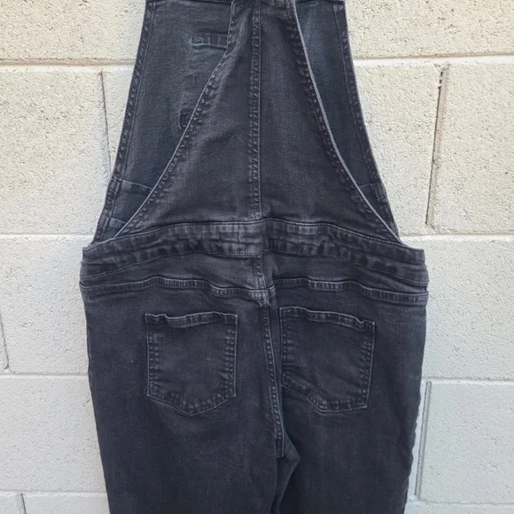 Seraphine Maternity Overalls Black Denim size 10 - Picture 9 of 10